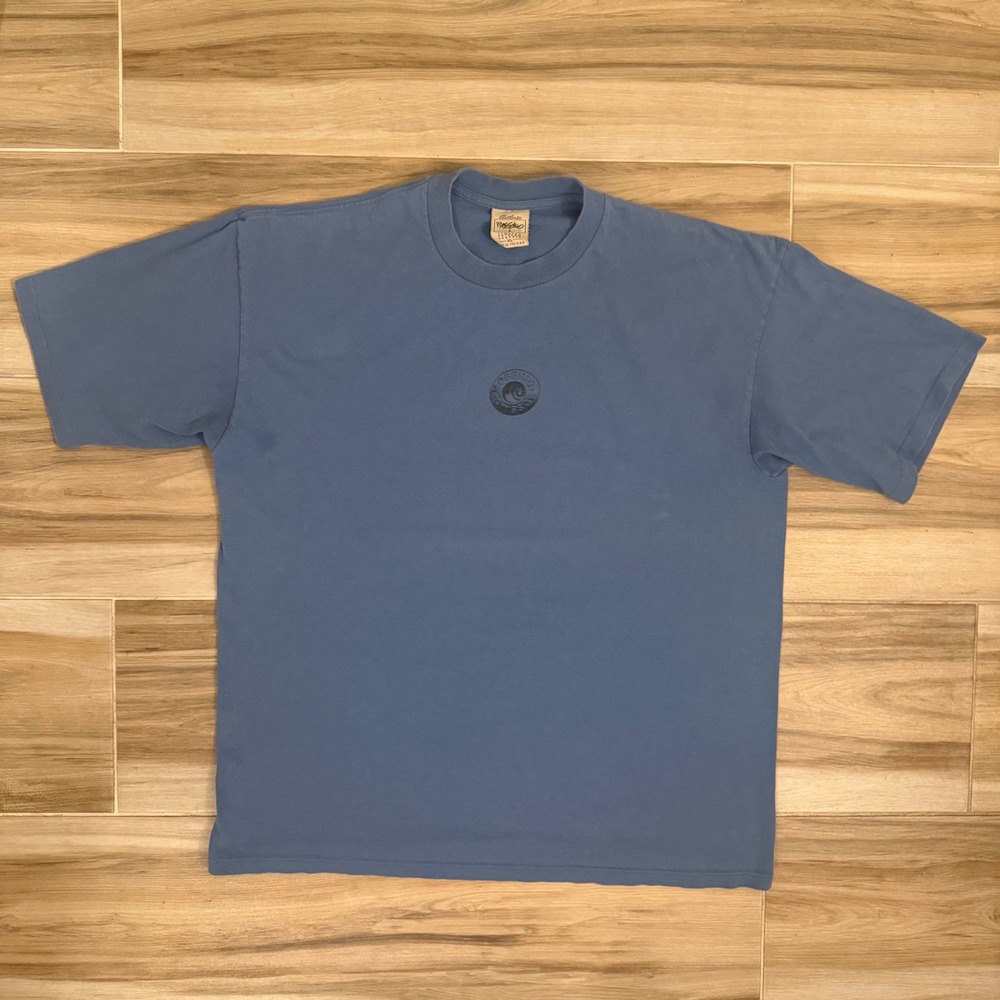 Vtg 90s Mossimo Limited Edition T-Shirt Single Stitch Made in USA Blue XL